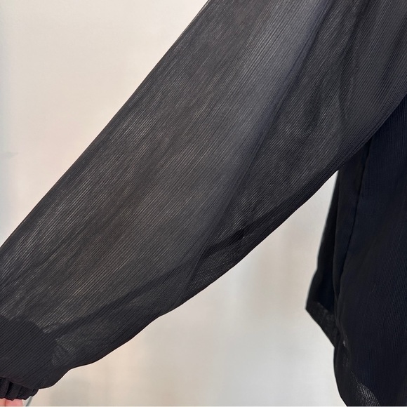 Tuckernuck Marie Oliver Arden Blouse in Black S - Picture 4 of 10